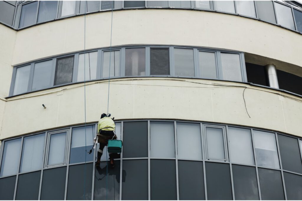 How high is your building? - Newton Window Cleaning